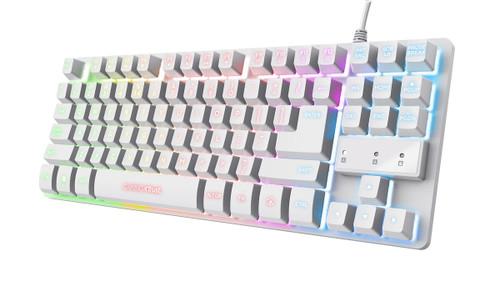 Trony TRUST - GXT833W THADO TKL KEYBOARD WHT IT