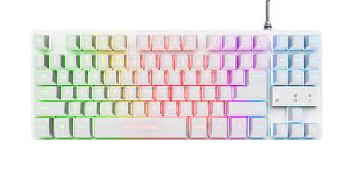 Trony TRUST - GXT833W THADO TKL KEYBOARD WHT IT