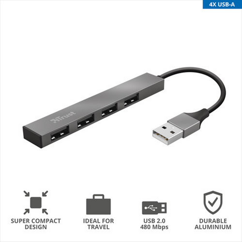 Trony TRUST - HALYX 4-PORT MINI USB HUB