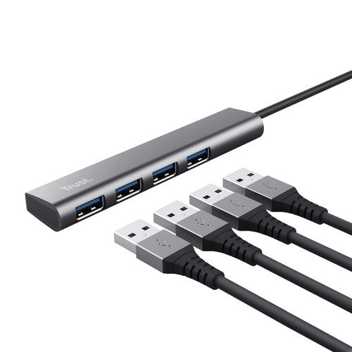 Trony TRUST - HALYX 4-PORT USB-C HUB