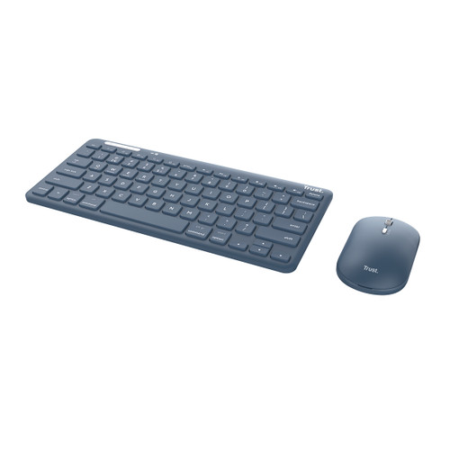 Trony TRUST - LYRA WL KEYBOARD & MOUSE BLUE IT