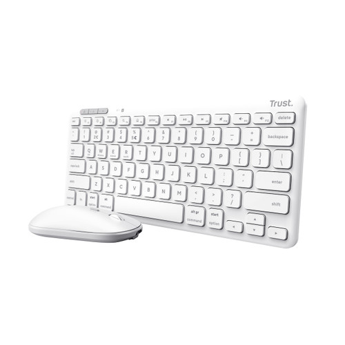 Trony TRUST - LYRA WL KEYBOARD & MOUSE WHITE IT