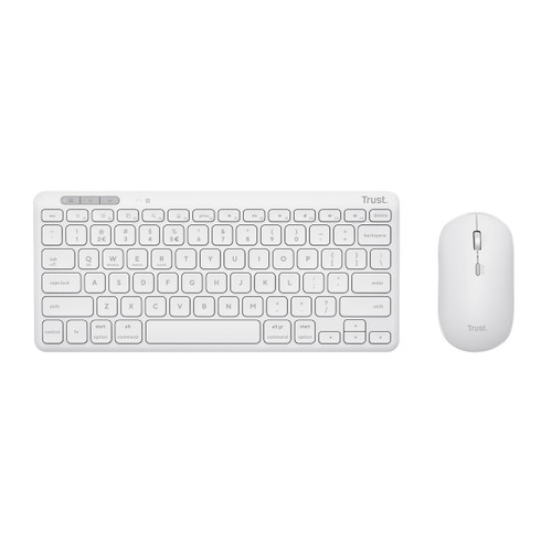 Trony TRUST - LYRA WL KEYBOARD & MOUSE WHITE IT