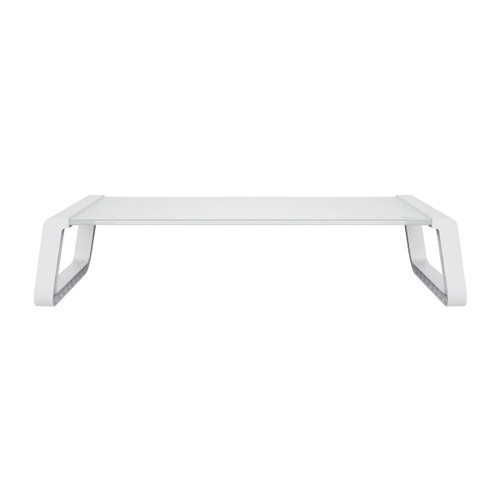 Trony TRUST - MONTA GLASS MONITOR STAND WHT
