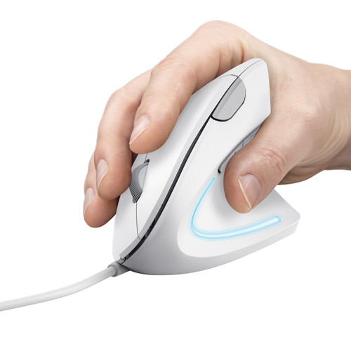 Trony TRUST - VERTO ERGO MOUSE WHT