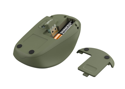 Trony TRUST - YVI+ WIRELESS MOUSE ECO GREEN