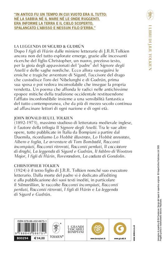 Ibs La Leggenda Di Sigurd E Gudrun. Testo Inglese A Fronte