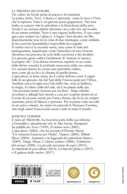 Ibs La Trilogia Dei Colori: Neve-Il Violino Nero-L'apicoltore