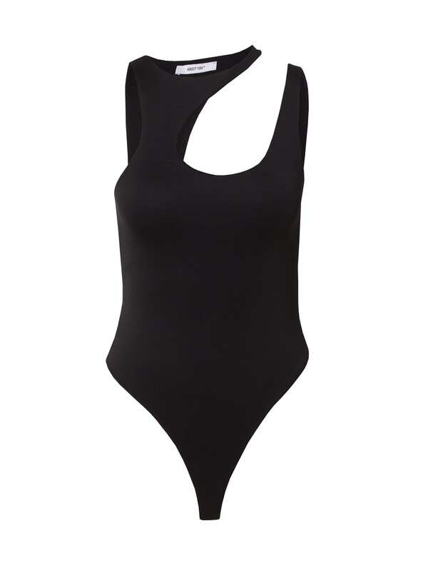 ABOUT YOU Body a maglietta 'Fame' in Nero