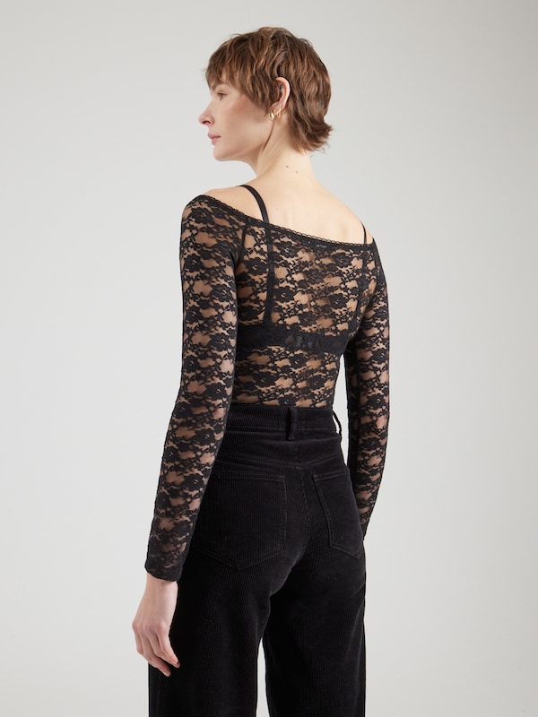 ABOUT YOU Body A Maglietta 'Virginia' In Nero