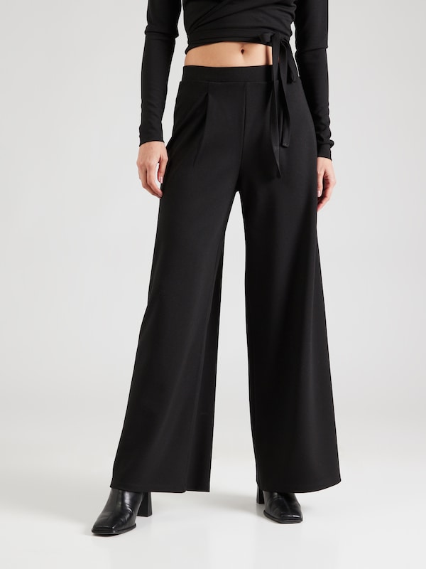 ABOUT YOU Loosefit Pantaloni 'Hanna' In Nero