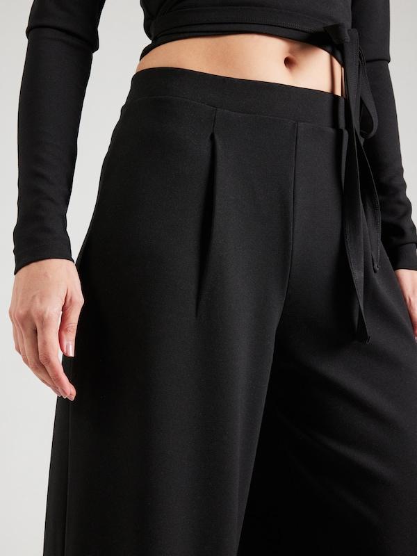 ABOUT YOU Loosefit Pantaloni 'Hanna' In Nero