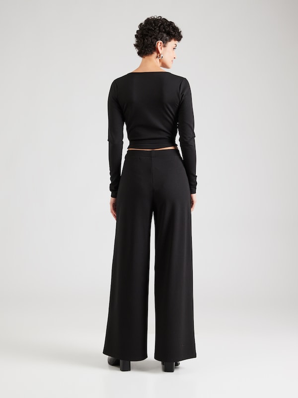 ABOUT YOU Loosefit Pantaloni 'Hanna' In Nero