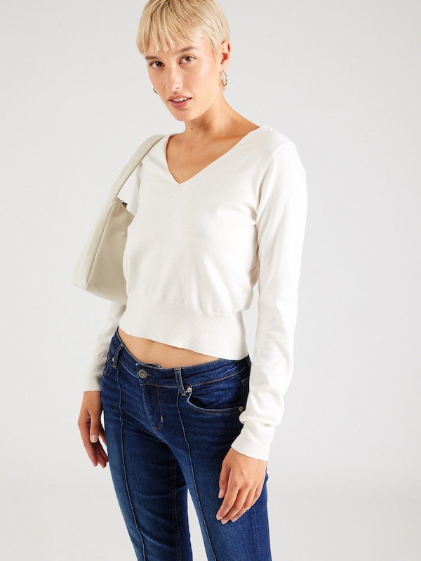ABOUT YOU Pullover In Bianco