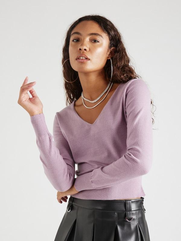 ABOUT YOU Pullover 'Lara' In Lilla Chiaro