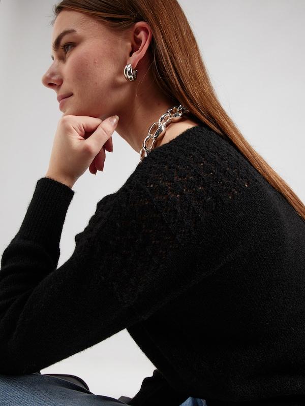 ABOUT YOU Pullover 'Rita' In Nero