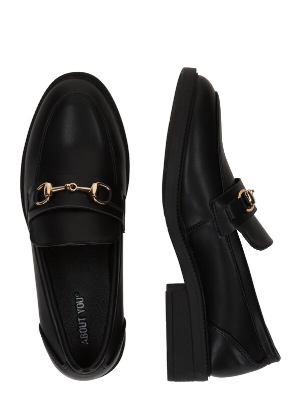 ABOUT YOU Slipper 'Leona' In Nero