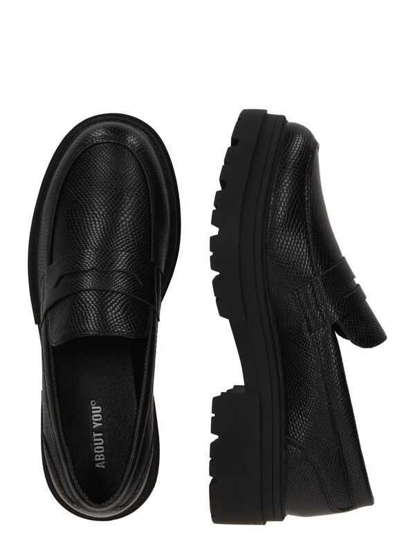 ABOUT YOU Slipper 'Valerie' In Nero