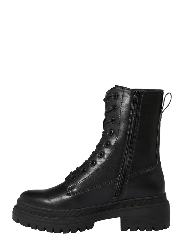 ABOUT YOU Stivaletto Stringato 'Carolin' In Nero