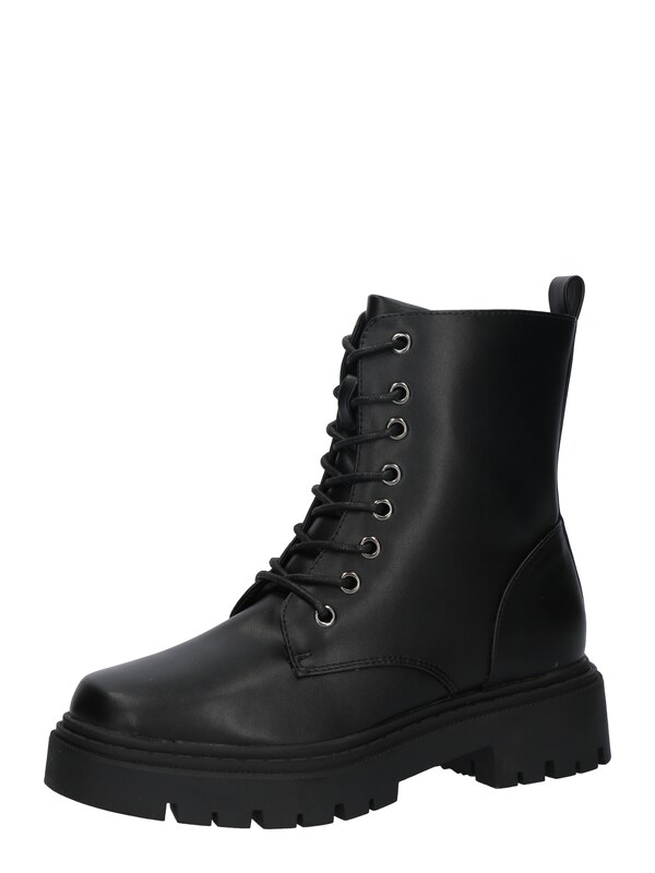 ABOUT YOU Stivaletto stringato 'Delia' in Nero