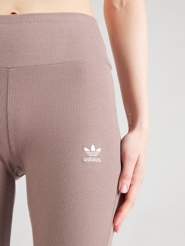 ADIDAS ORIGINALS Flared Leggings 'Essentials' In Beige Scuro