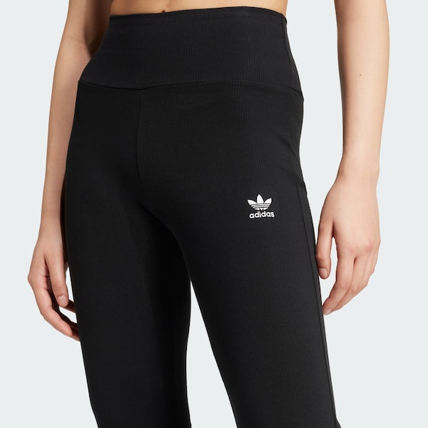 ADIDAS ORIGINALS Flared Leggings 'Essentials' In Nero