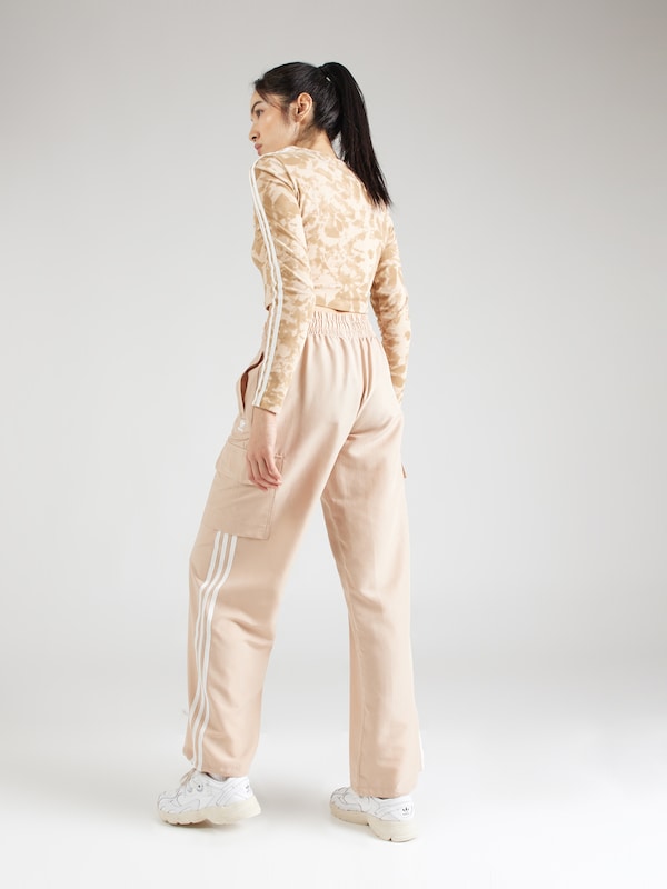 ADIDAS ORIGINALS Loosefit Pantaloni Cargo In Beige