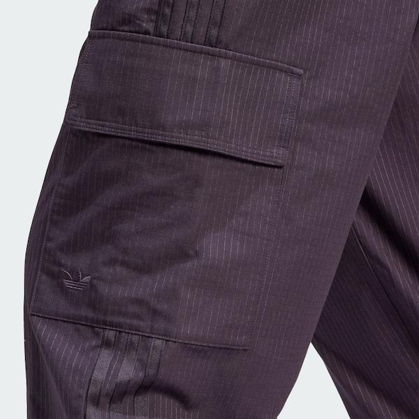 ADIDAS ORIGINALS Loosefit Pantaloni Cargo 'Premium Essentials' In Melanzana