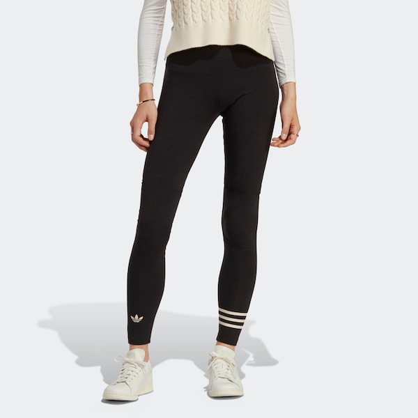 ADIDAS ORIGINALS Skinny Leggings 'Adicolor Neuclassics' In Nero