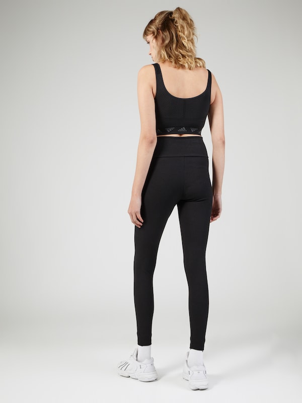 ADIDAS ORIGINALS Skinny Leggings 'ESS' In Nero