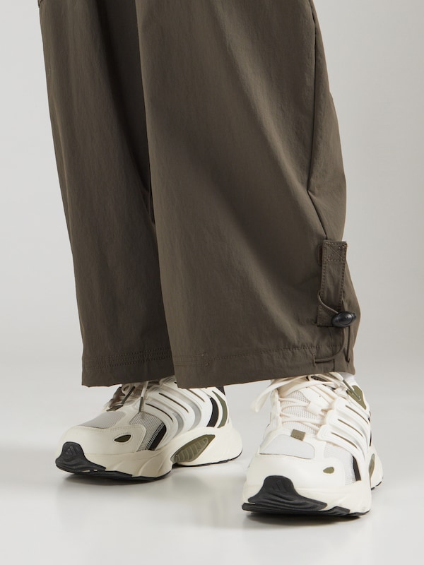 ADIDAS ORIGINALS Wide Leg Pantaloni Cargo 'Ess' In Oliva
