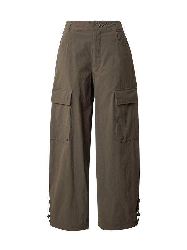 ADIDAS ORIGINALS Wide leg Pantaloni cargo 'Ess' in Oliva