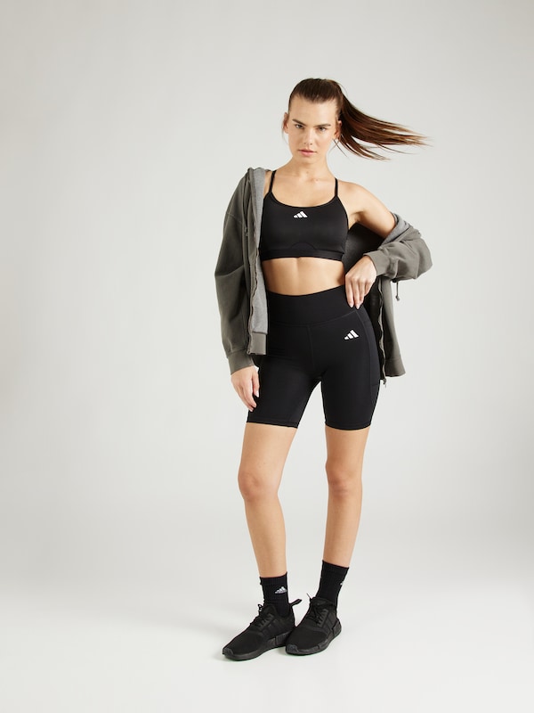 ADIDAS PERFORMANCE Bustino Reggiseno Sportivo 'Aeroreact' In Nero