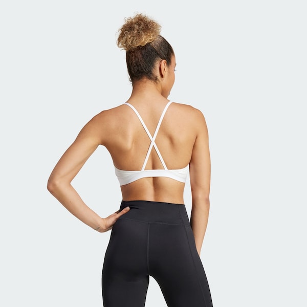 ADIDAS PERFORMANCE Bustino Reggiseno Sportivo 'Aeroreact' In Bianco