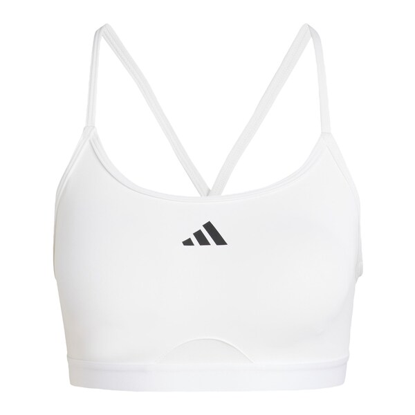 ADIDAS PERFORMANCE Bustino Reggiseno sportivo 'Aeroreact' in Bianco