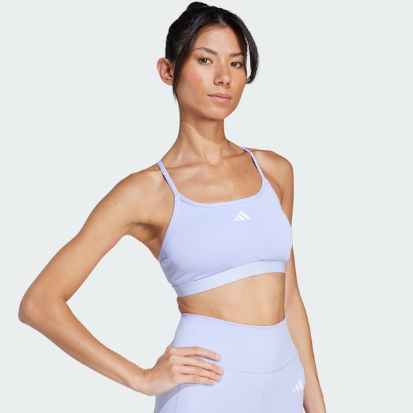 ADIDAS PERFORMANCE Bustino Reggiseno Sportivo 'Aeroreact' In Lilla Pastello