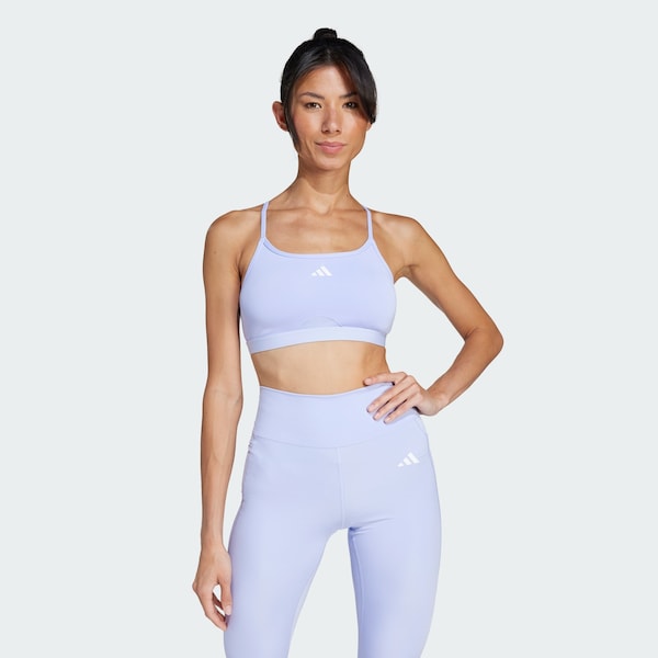 ADIDAS PERFORMANCE Bustino Reggiseno Sportivo 'Aeroreact' In Lilla Pastello