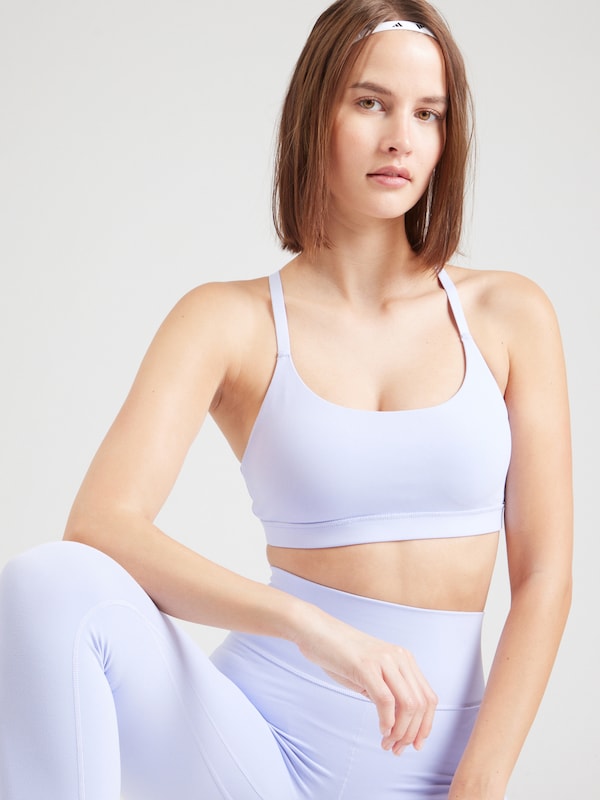 ADIDAS PERFORMANCE Bustino Reggiseno Sportivo 'All Me' In Blu Chiaro