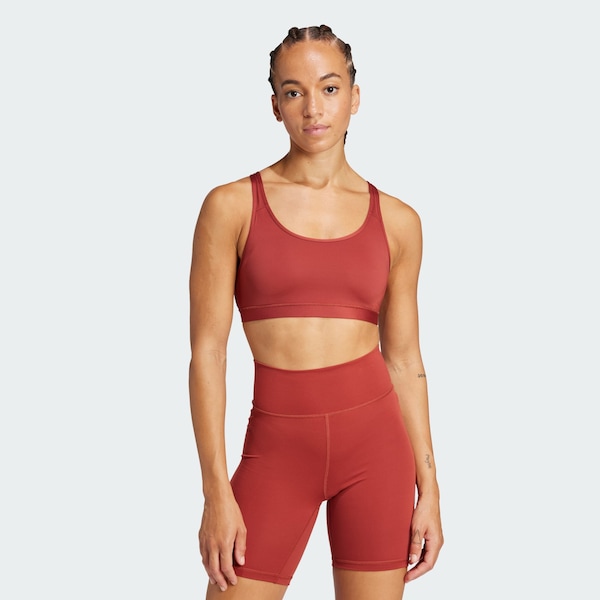 ADIDAS PERFORMANCE Bustino Reggiseno Sportivo 'All Me Essentials' In Mirtillo