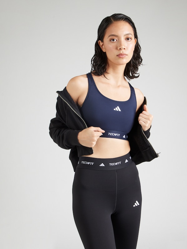 ADIDAS PERFORMANCE Bustino Reggiseno Sportivo In Blu Scuro