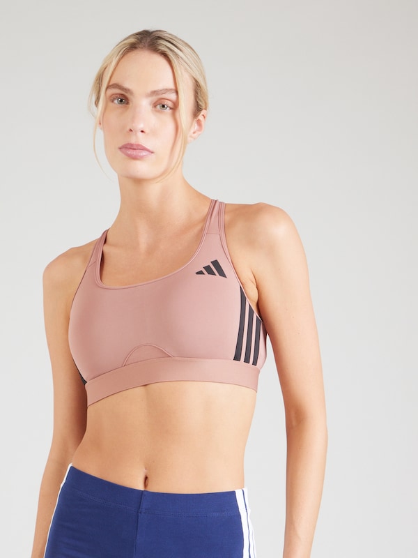 ADIDAS PERFORMANCE Bustino Reggiseno Sportivo In Cipria