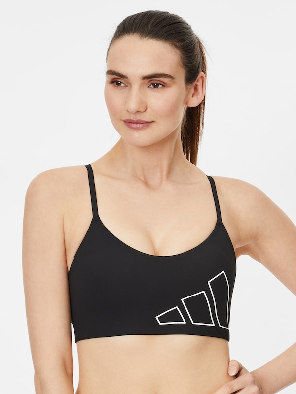 ADIDAS PERFORMANCE Bustino Reggiseno Sportivo In Nero