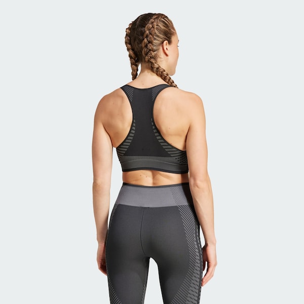 ADIDAS PERFORMANCE Bustino Reggiseno Sportivo In Nero