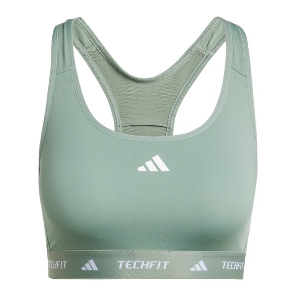 ADIDAS PERFORMANCE Bustino Reggiseno sportivo in Verde Pastello