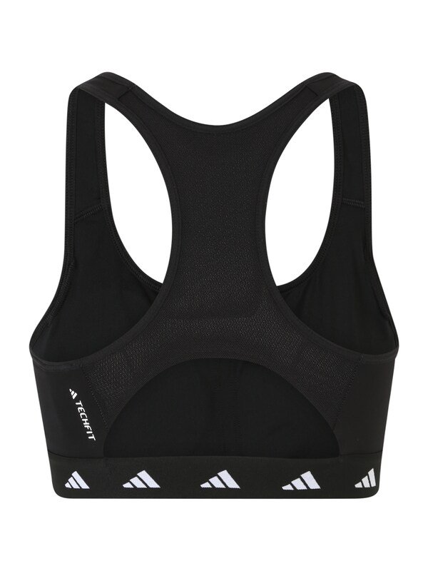 ADIDAS PERFORMANCE Bustino Reggiseno Sportivo 'Powerreact Training Medium-support Techfit' In Nero