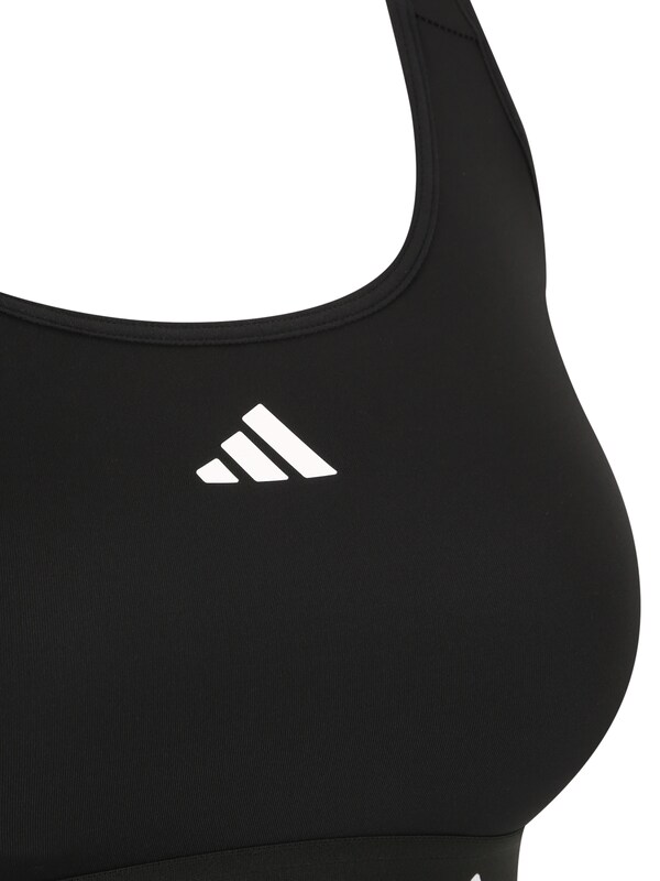 ADIDAS PERFORMANCE Bustino Reggiseno Sportivo 'Powerreact Training Medium-support Techfit' In Nero