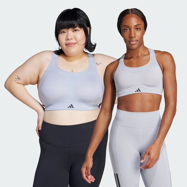 ADIDAS PERFORMANCE Bustino Reggiseno Sportivo 'TLRDIM' In Argento