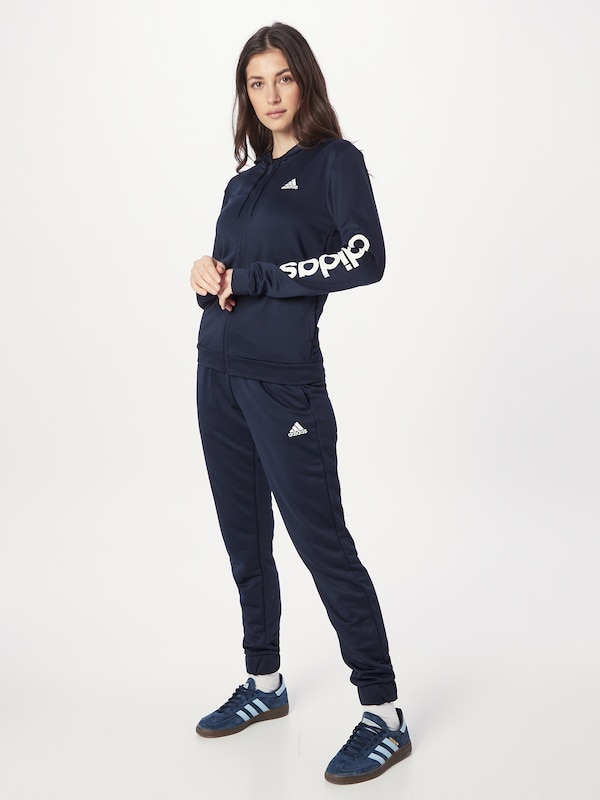 ADIDAS SPORTSWEAR Completo Per L'allenamento 'Linear' In Navy