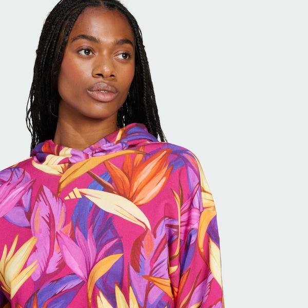 ADIDAS SPORTSWEAR Felpa Sportiva 'adidas X FARM Rio' In Eosina Rosa Scuro