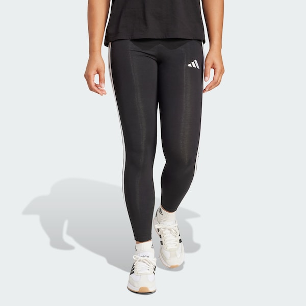 ADIDAS SPORTSWEAR Skinny Pantaloni Sportivi 'Essentials' In Nero